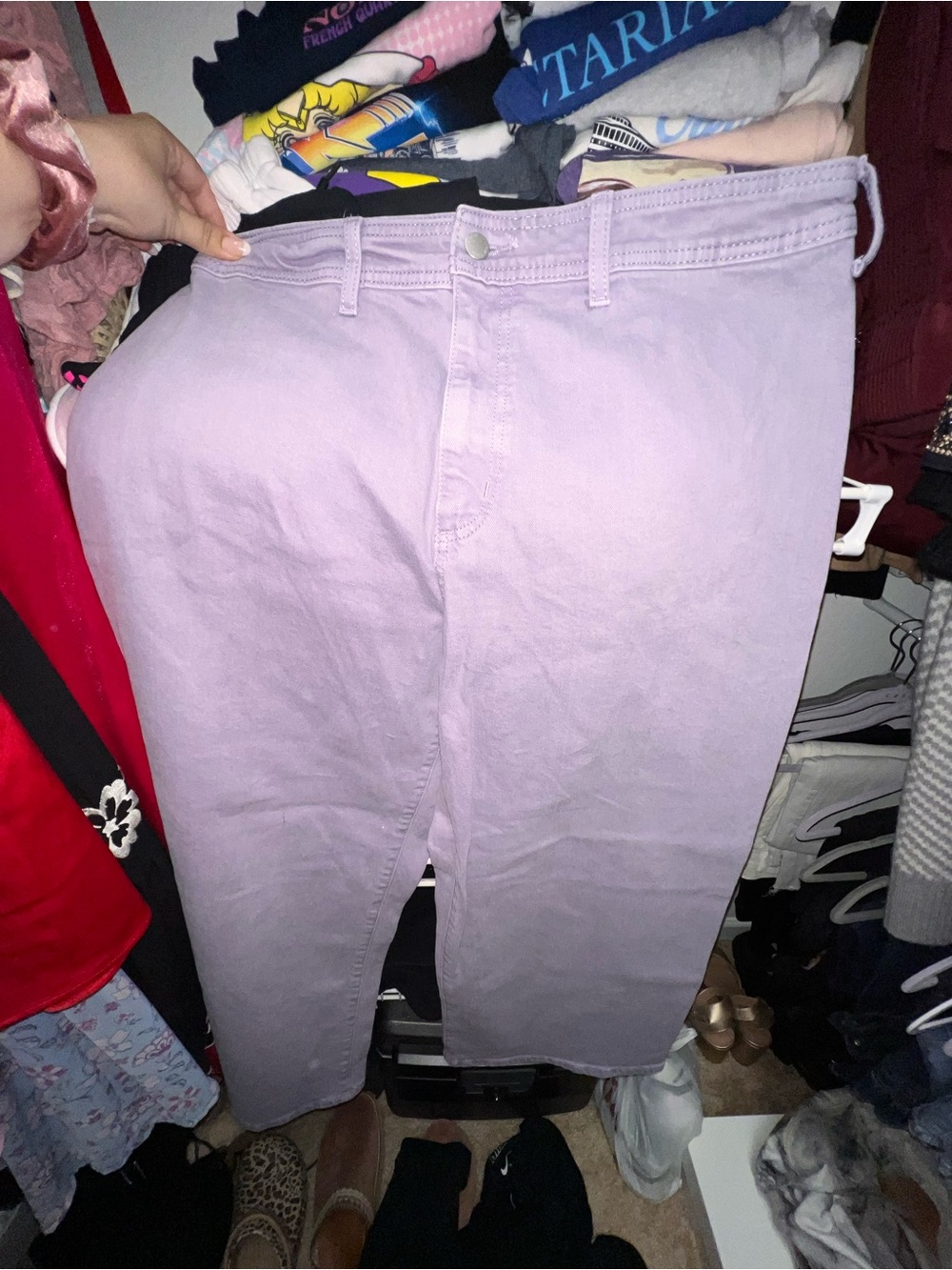 Universal Thread Lilac High-Rise Jeans